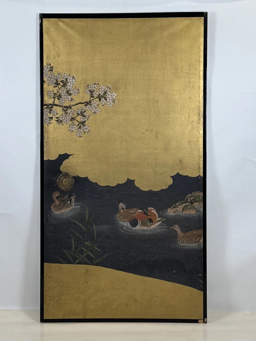 Stunning Set of Four 19th Century Edo Period Fusuma Door